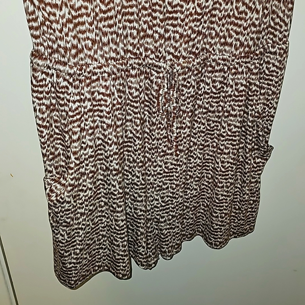 NWT George Romper XXL Brown & Cream Drawstring and Pockets - Picture 4 of 5